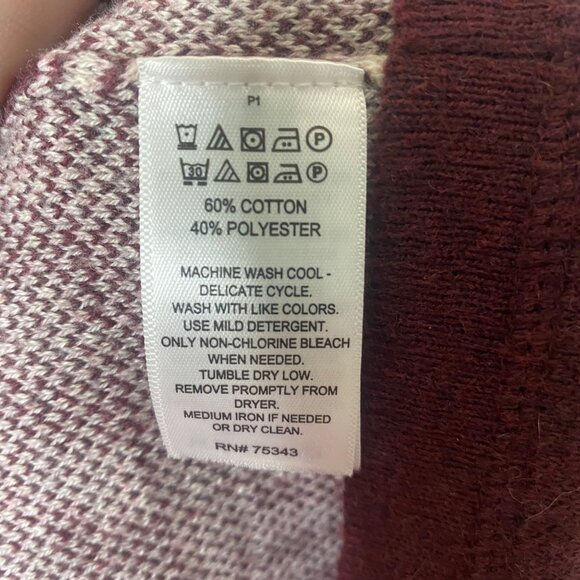 Cynthia Rowley Aztec Coatigan Cardigan Womens Size 1X Zip Pockets Cotton Southwe - Picture 3 of 9